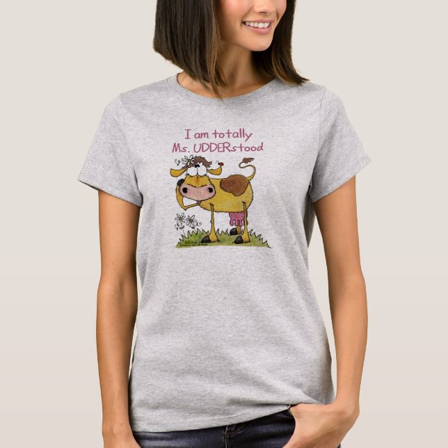 T-shirt Tout à fait Mme UDDER (Devant)
