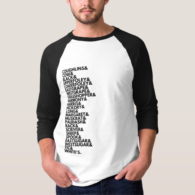 T-shirt Tout à l'intérieur du lac du Riz ! (Devant)