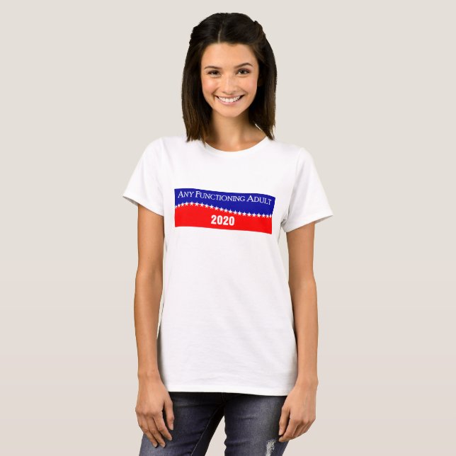 T-shirt Tout adulte de fonctionnement 2020 (Devant entier)
