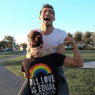 T-shirt Tout amour est la même fierté LGBT Egalité des dro