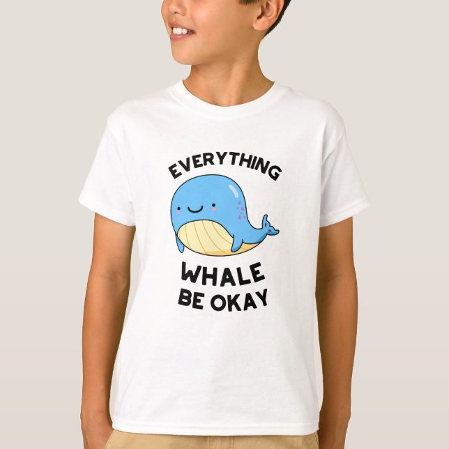 T-shirt Tout Baleine être d'accord amusant jeu de baleine (Devant)