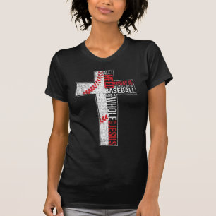 T-shirt Tout ce dont j'ai besoin est Baseball & Jésus Chri