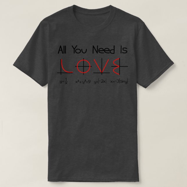 T-shirt Tout Ce Dont Vous Avez Besoin Est Love Fonction Gr (Design devant)