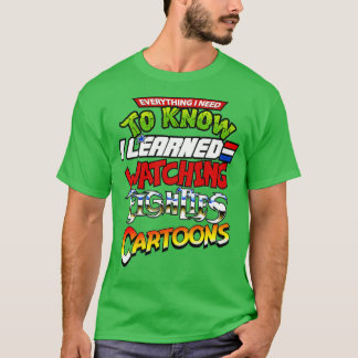 T-shirt Tout Ce Que J'Ai Besoin De Connaître Quatre-Vingt