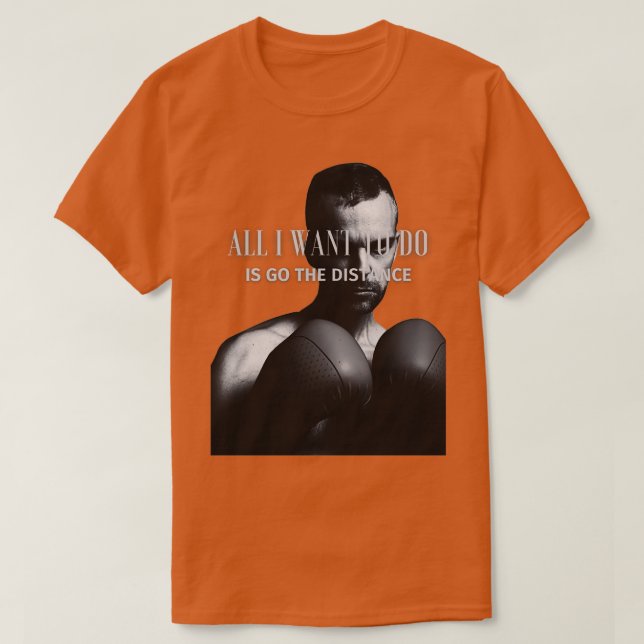 T-shirt Tout Ce Que Je Veux Faire Est D'Aller À La Distanc (Design devant)