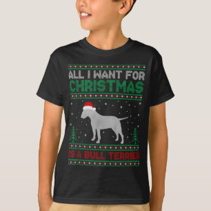 T-shirt Tout ce que je veux pour Noël c'est un Chien de ta