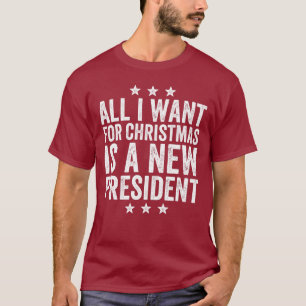 T-shirt Tout ce que je veux pour Noël est un nouveau pré
