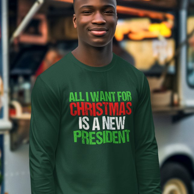T-shirt Tout ce que je veux pour Noël est un nouveau prési (Créateur téléchargé)