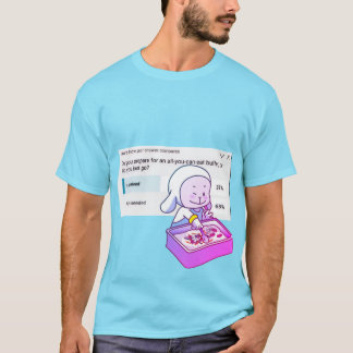 T-shirt tout ce que vous pouvez manger sous forme de buffe