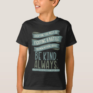 T-shirt Tout Ce Que Vous Rencontrez Combat Un Combat Menta
