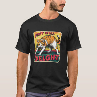 T-shirt Tout d'abord je suis un délice Sarcastique Angry C
