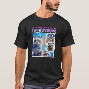 T-shirt Tout d'abord, je suis un plaisir