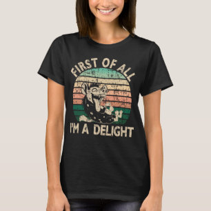T-shirt Tout d'abord je suis un plaisir - Hyena