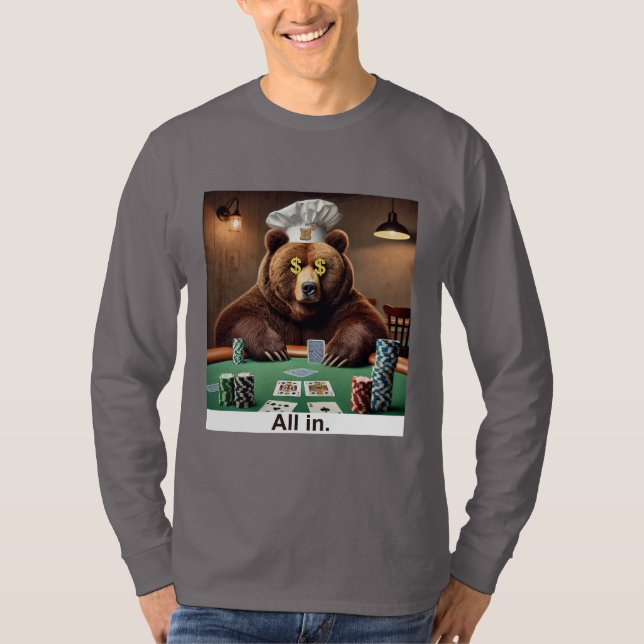 T-shirt Tout dans une longue manche (Devant)