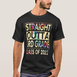 T-shirt Tout Droit À La 3E Année Retour À L'École 2022