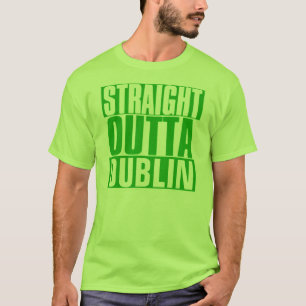 T-SHIRT TOUT DROIT À LA SORTIE DUBLIN ST. JOUR DE PATRICK