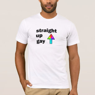 T-shirt Tout droit gay