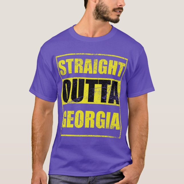 T-shirt Tout droit sorti de Géorgie (Devant)
