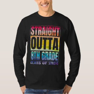 T-shirt Tout droit sorti de la classe de 8e année 2024 Hui