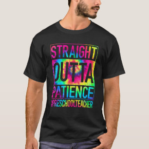 T-shirt Tout droit sorti de la patience Enseignant de mate