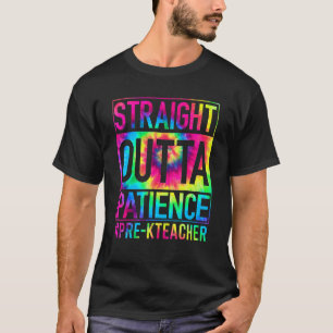 T-shirt Tout droit sorti de la patience Enseignant pré-mat