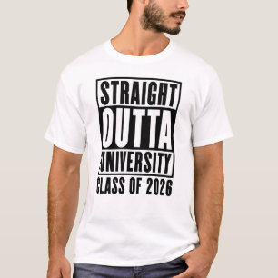 T-shirt Tout droit sorti de l'université promotion 2026