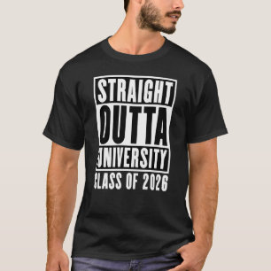 T-shirt Tout droit sorti de l'université promotion 2026