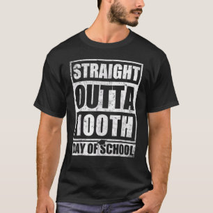 T-shirt Tout droit sorti du 100ème jour d'école Rétro 100