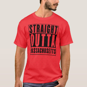 T-shirt Tout droit sorti du Massachusetts surdimensionné
