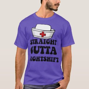 T-shirt tout droit sortie de l'équipe de nuit infirmière m