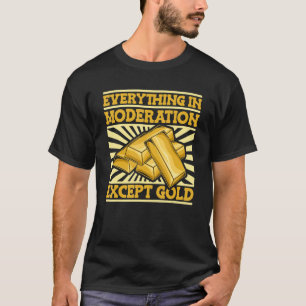 T-shirt Tout En Modération Sauf Or Miner Or