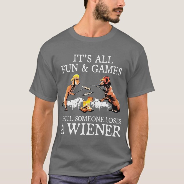 T-shirt Tout Est Amusant Et Jeux Jusqu'À Ce Que Quelqu'Un  (Devant)