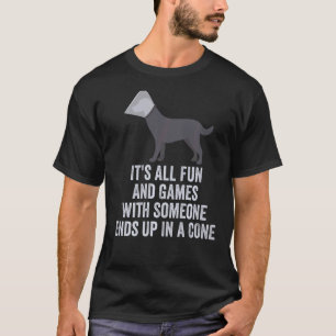 T-shirt Tout est amusant et les jeux avec quelqu'un finiss