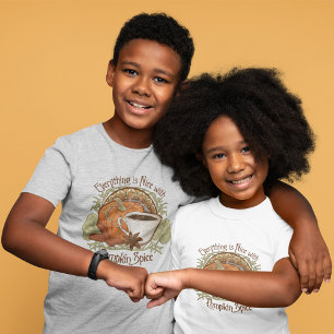 T-shirt Tout est bien avec épices Citrouilles