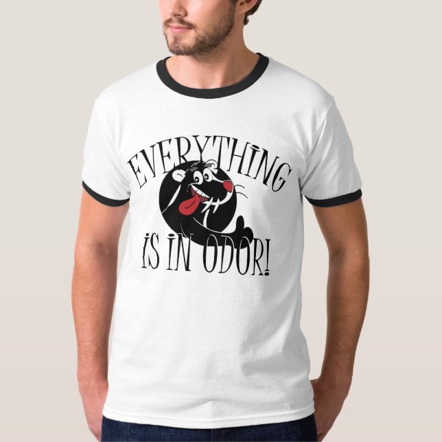 T-shirt Tout Est Dans Odor Skunk (Devant)