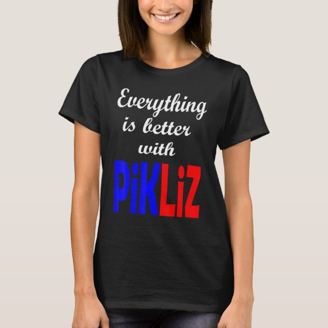 T-shirt Tout est mieux avec Pikliz Haitian Zoe Cultu (Devant)