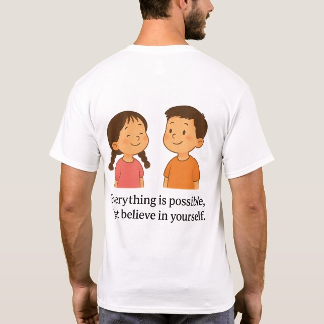 T-shirt Tout est possible  (Dos)