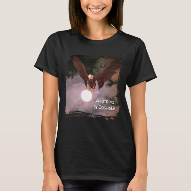 T-shirt Tout est possible Aigle Inspirant  (Devant)