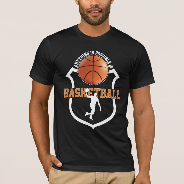 T-shirt Tout est possible au basket (Devant)