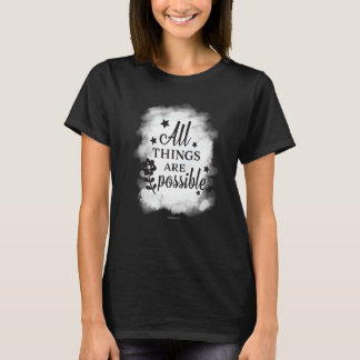 T-shirt Tout Est Possible Bible Chrétienne Verse Reli