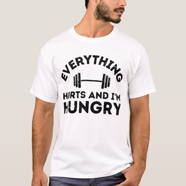T-shirt tout fait mal et j'ai faim (Devant)