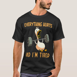 T-shirt Tout Fait Mal Et Je Suis Fatigué Salle De Sport Bo