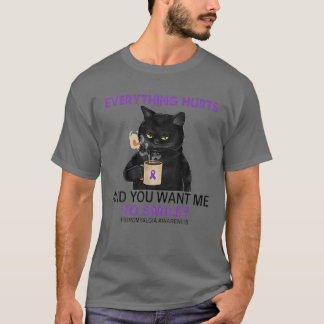 T-shirt Tout Fait Mal Et Veut Sourire Fibromyalgie A