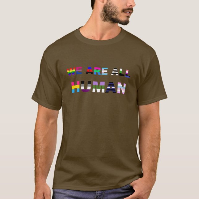 T-shirt Tout humain (Devant)