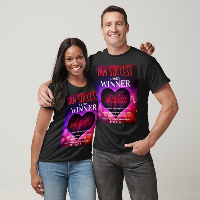 T-shirt TOUT-imprimé GAGNANT NÉ (Unisexe)