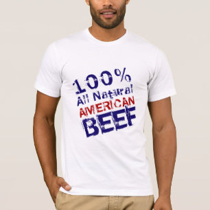 T-shirt Tout le boeuf américain naturel