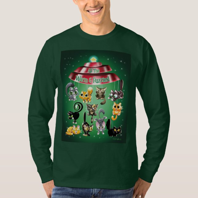 T-shirt TOUT LE CHAUD & FUZZIES par Jeff Willis Art (Devant)