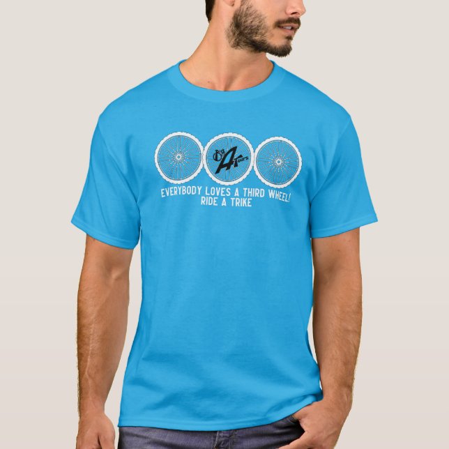 T-shirt Tout le monde aime la troisième roue (Devant)