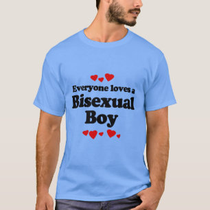 T-shirt Tout le monde aime un garçon bisexuel