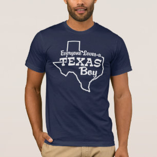 T-shirt Tout le monde aime un garçon Texas